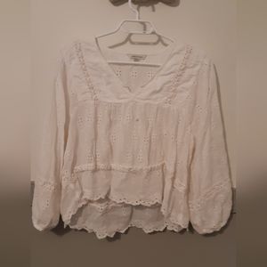 American Eagle Eyelet Blouse